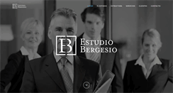 Desktop Screenshot of estudiobergesio.com.ar