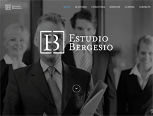Tablet Screenshot of estudiobergesio.com.ar